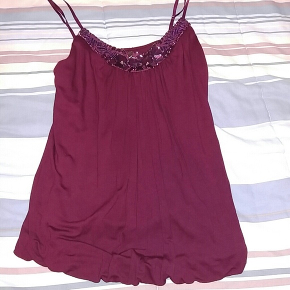 Forever 21 Tops - Maroon top with jewels